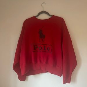 ralph lauren red crewneck